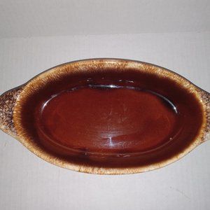 Hull Casserole dish Pottery Oval dish 12 oz 10 in Vintage
